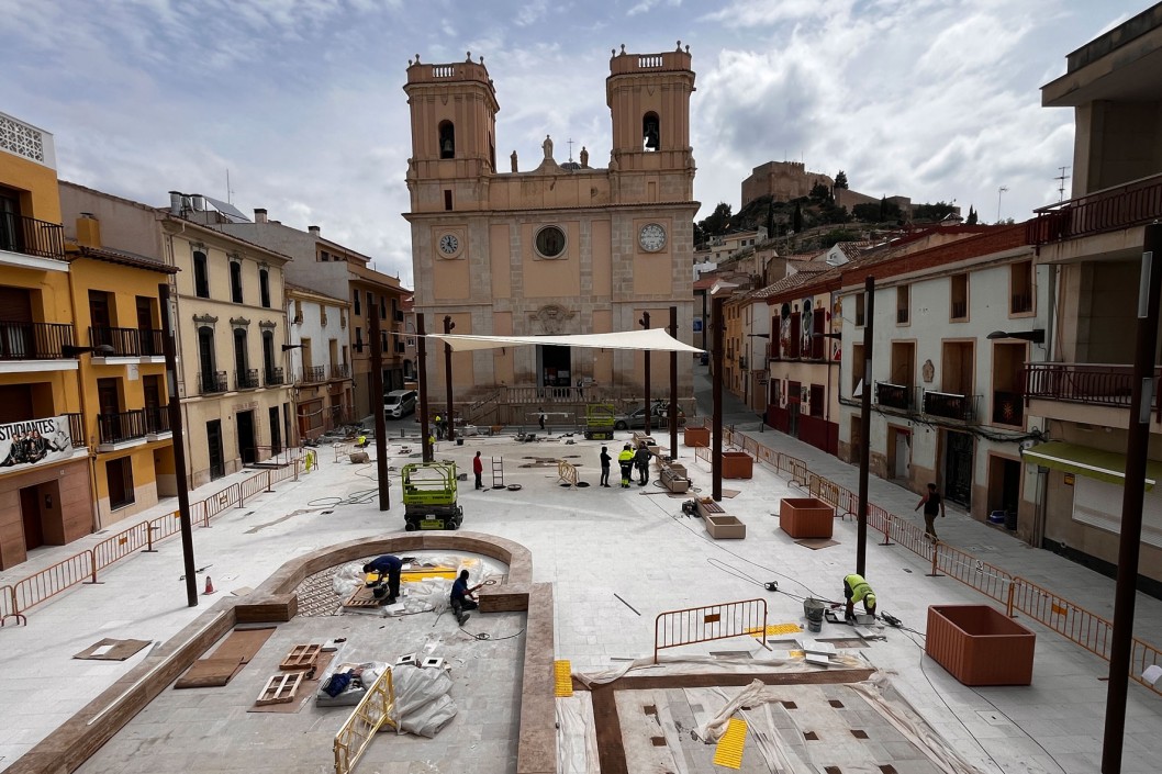 La Pla&ccedil;a de Baix de Petrer se inaugurar&aacute; el jueves 30 de abril