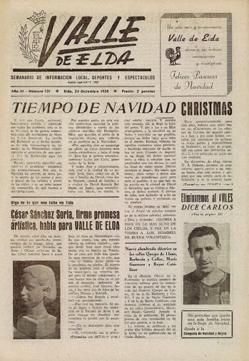 N&uacute;mero 0121 - 20 de diciembre de 1958