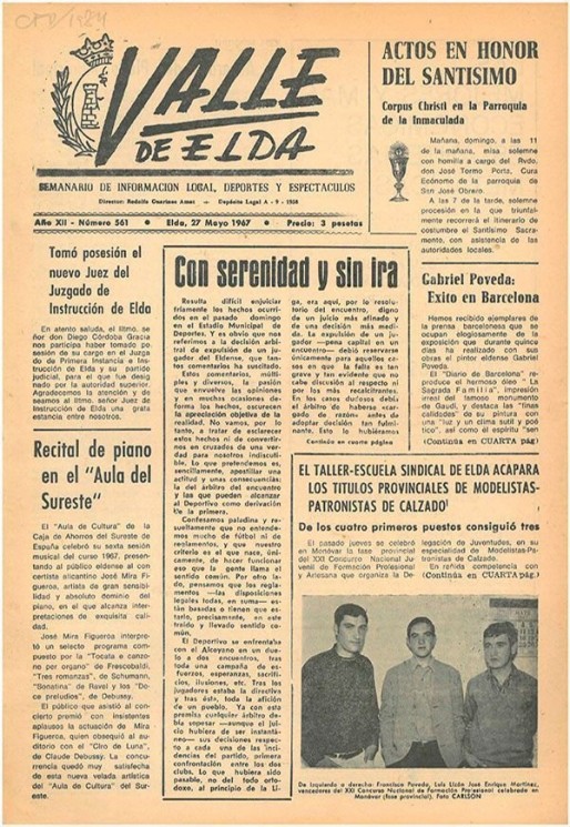 N&uacute;mero 0561<span>27 de mayo de 1967</span>
