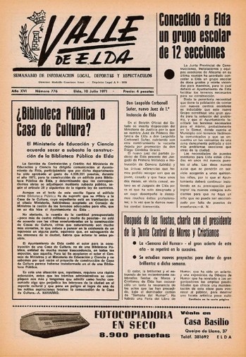 N&uacute;mero 0776 - 10 de julio de 1971