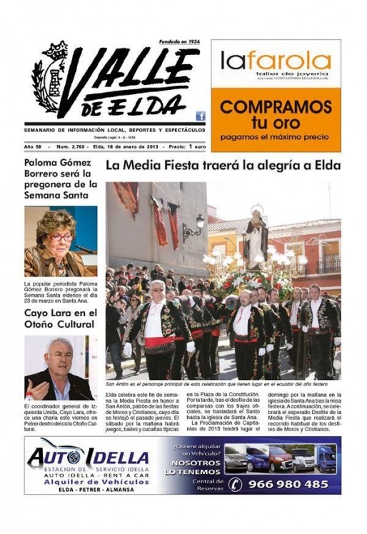 N&uacute;mero 2.760<span>18 de enero de 2013</span>