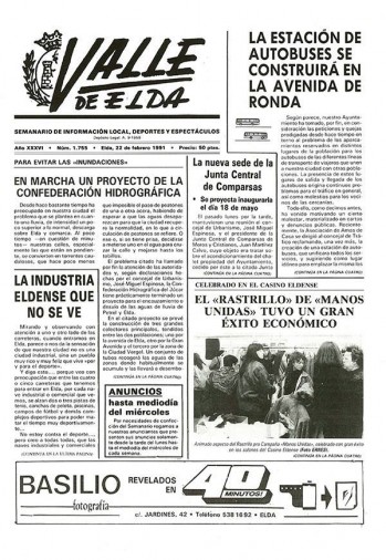 N&uacute;mero 1.755 - 22 de febrero de 1991