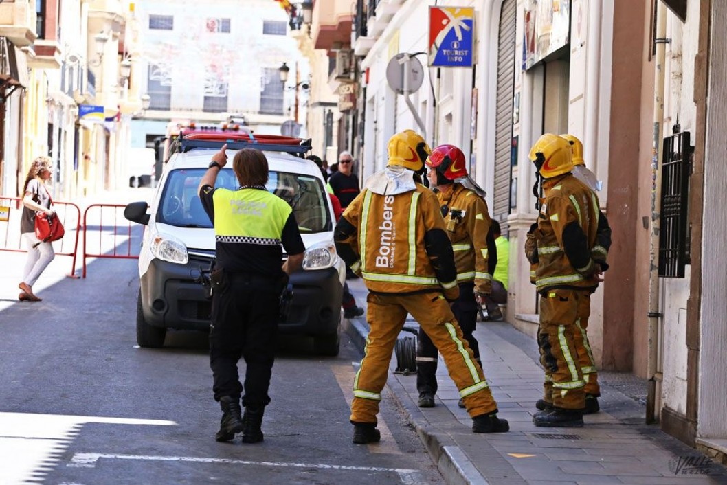 Escape de gas en la calle Nueva Escape de gas en la calle Nueva