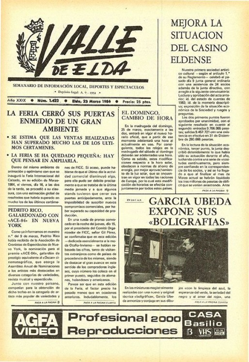 N&uacute;mero 1.422<span>23 de marzo de 1984</span>