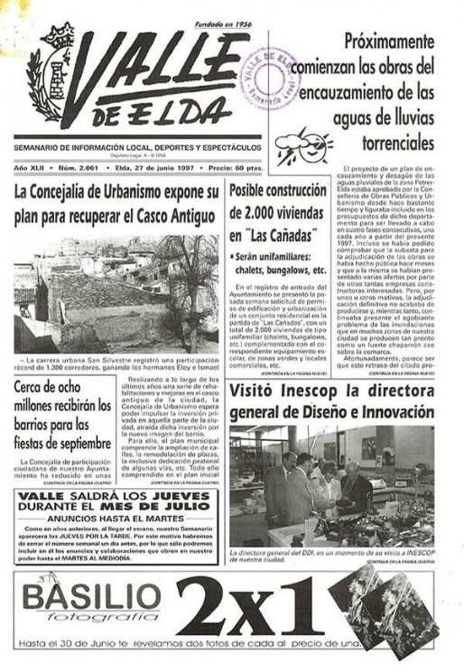 N&uacute;mero 2.061<span>27 de junio de 1997</span>