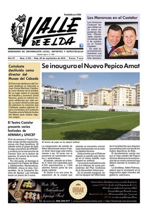 N&uacute;mero 2.744<span>28 de septiembre de 2012</span>