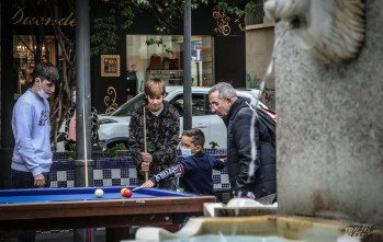 El billar toma la Plaza Sagasta