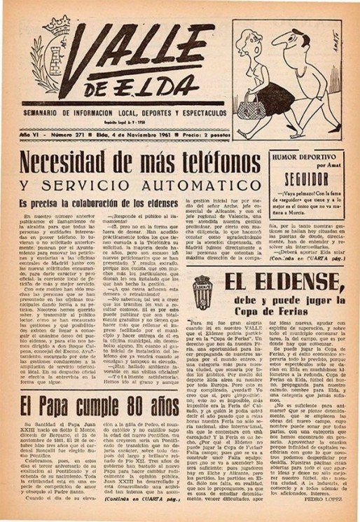 N&uacute;mero 0271<span>4 de noviembre de 1961</span>