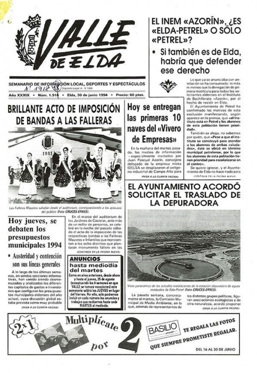 N&uacute;mero 1.918<span>30 de junio de 1994</span>