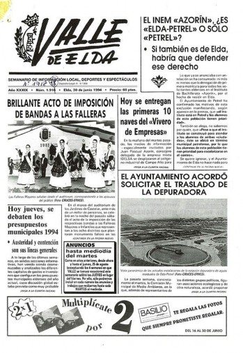 N&uacute;mero 1.918 - 30 de junio de 1994