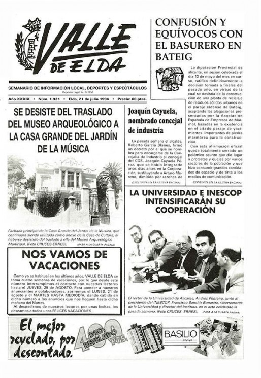 N&uacute;mero 1.921<span>21 de julio de 1994</span>