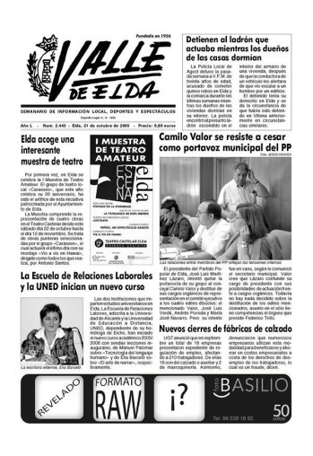N&uacute;mero 2.443 - 21 de octubre de 2005