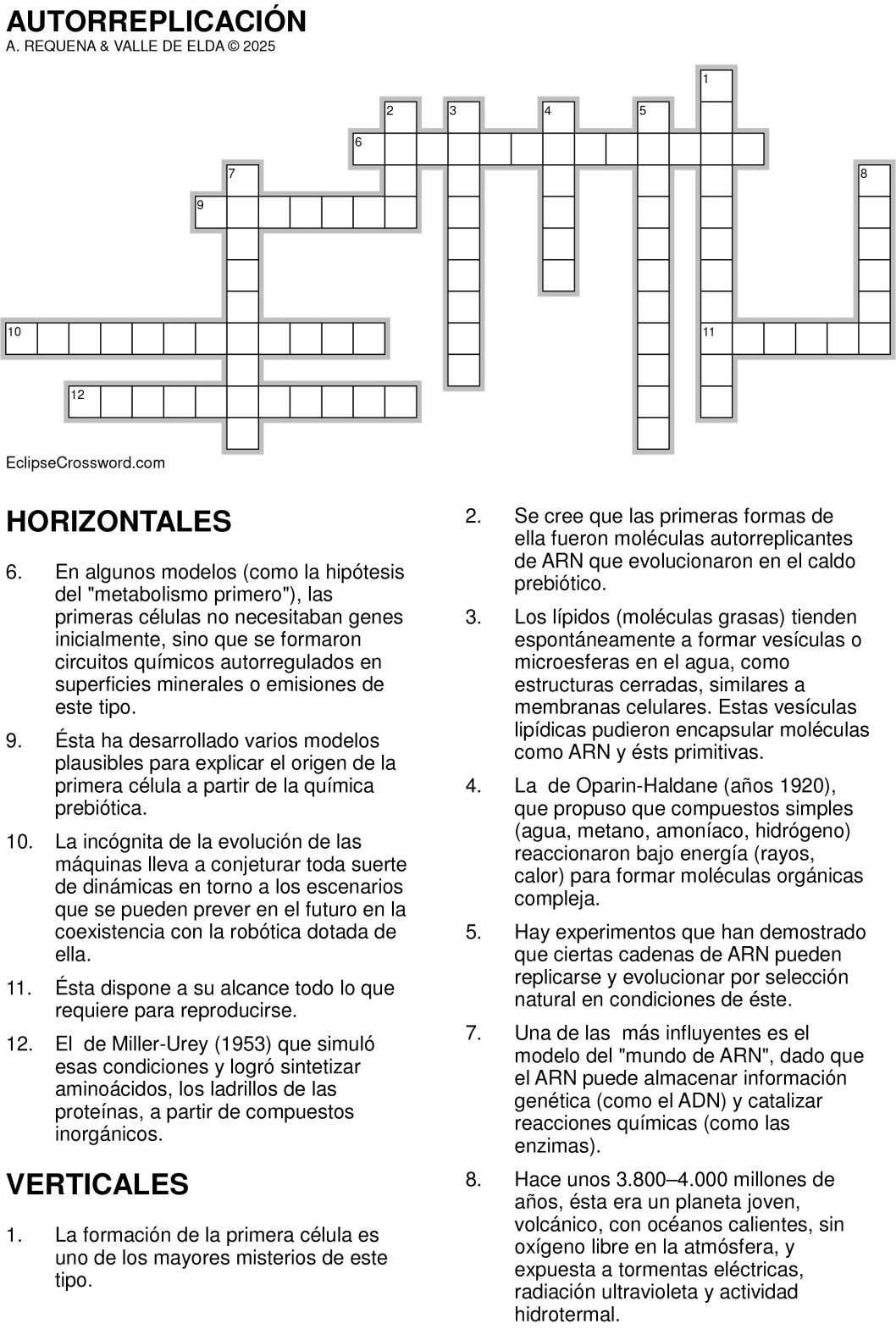 Autoreplicación Autoreplicación