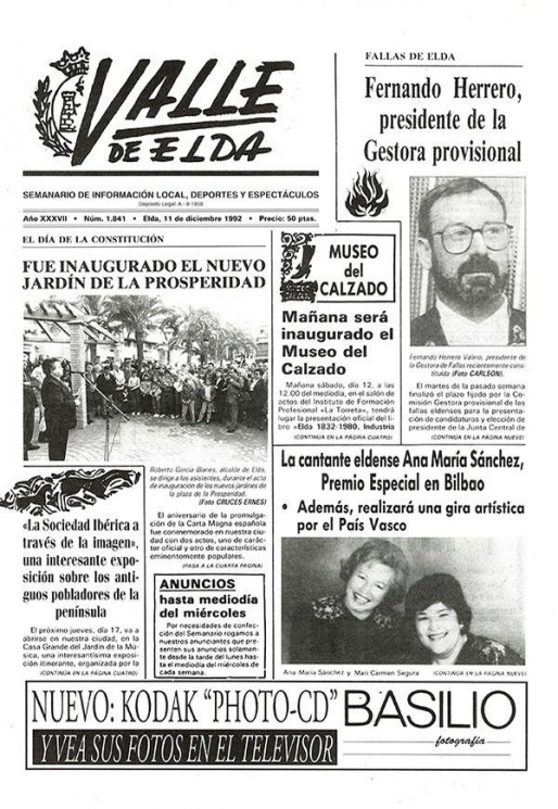 N&uacute;mero 1.841<span>11 de diciembre de 1992</span>