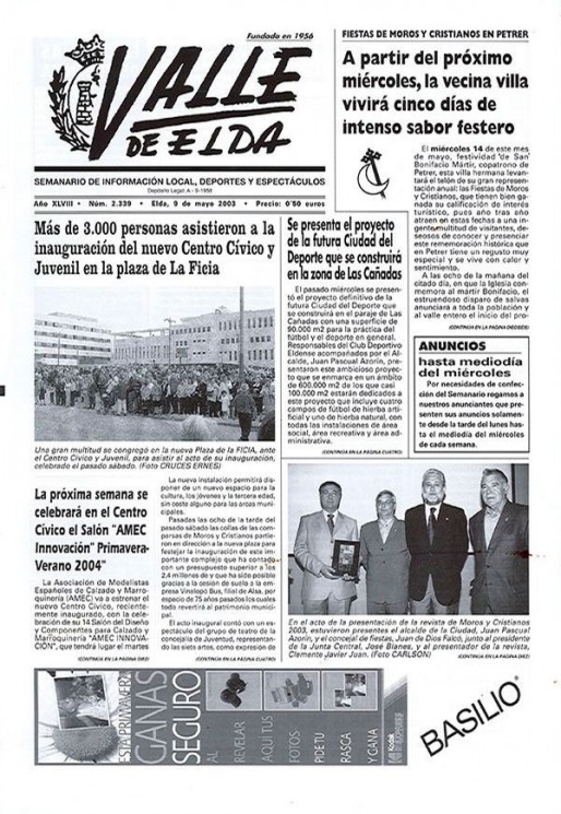 N&uacute;mero 2.339<span>9 de mayo de 2003</span>