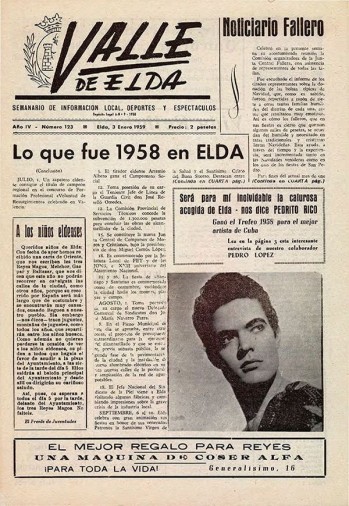 N&uacute;mero 0123 - 3 de enero de 1959