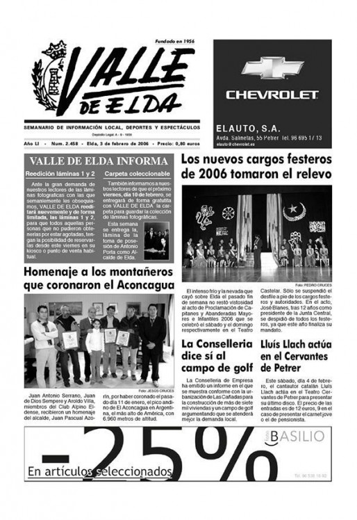 N&uacute;mero 2.458<span>3 de febrero de 2006</span>